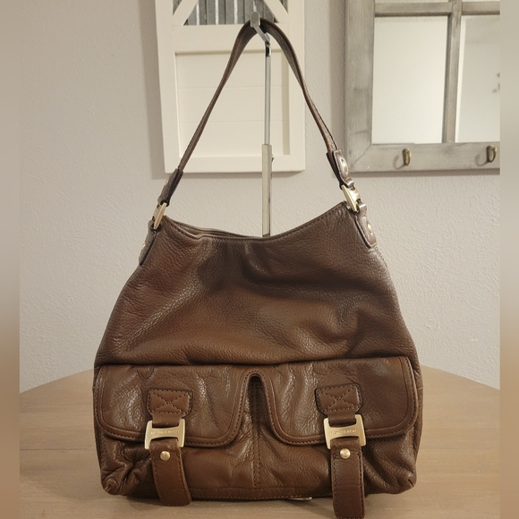 Michael Kors Brown Leather Shoulder Bag - Picture 1 of 16